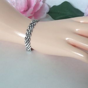 14k WHITE GOLD BRACELET